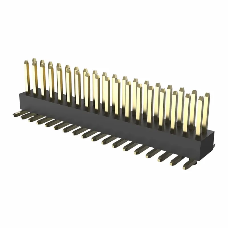 0.8mm Pin Header Double Row Straight SMT