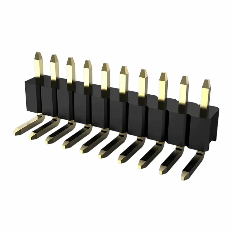 1.0mm Pin Header Single Row Right Angle DIP