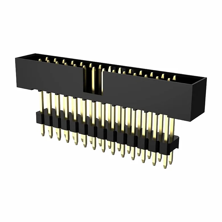 1.27mm Box Header Double Row Straight Stacker