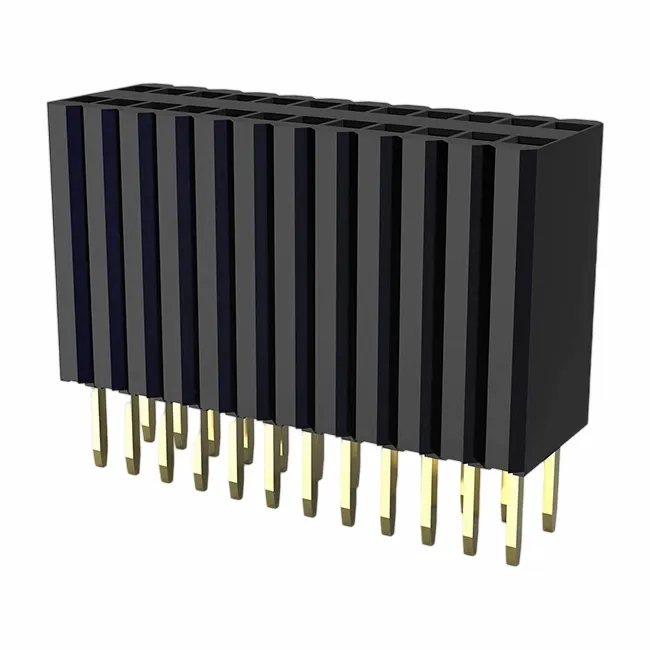 1.27x2.54mm Female Header Single Row DIP