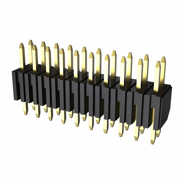2.0mm Pin Header Double Row 180 Degree DIP