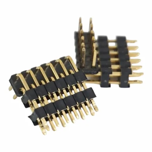 2.0mm Pin Header Double Row Dual Plastic Right Angle DIP