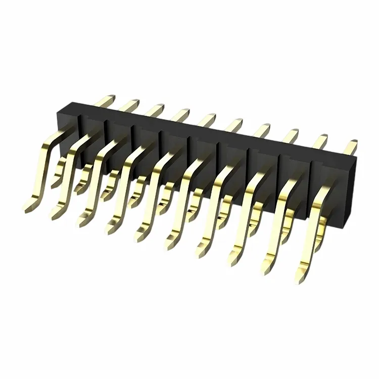 2.0mm Pin Header Double Row Right Angle SMT