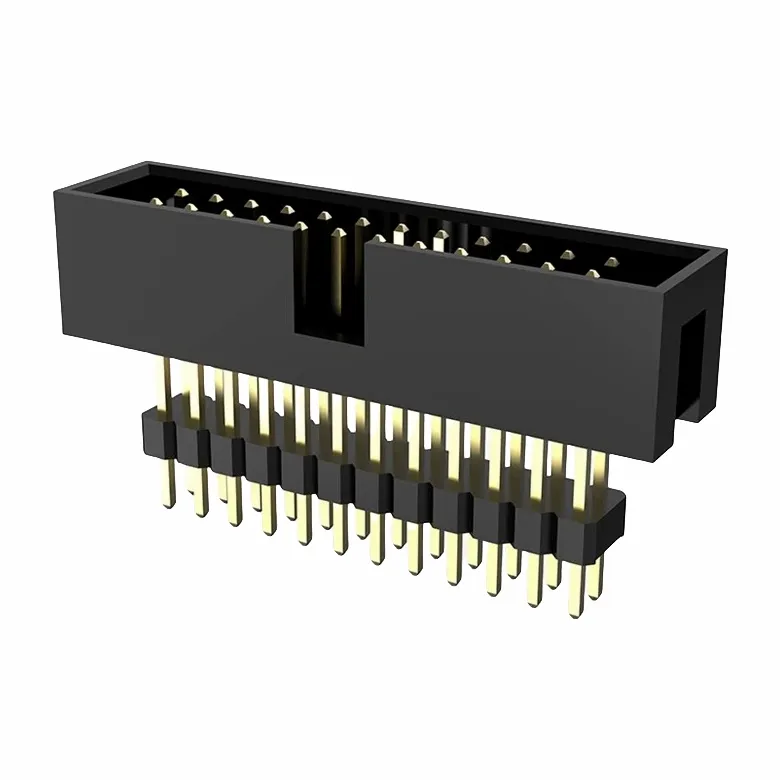 2.54mm Box Header Double Row Straight