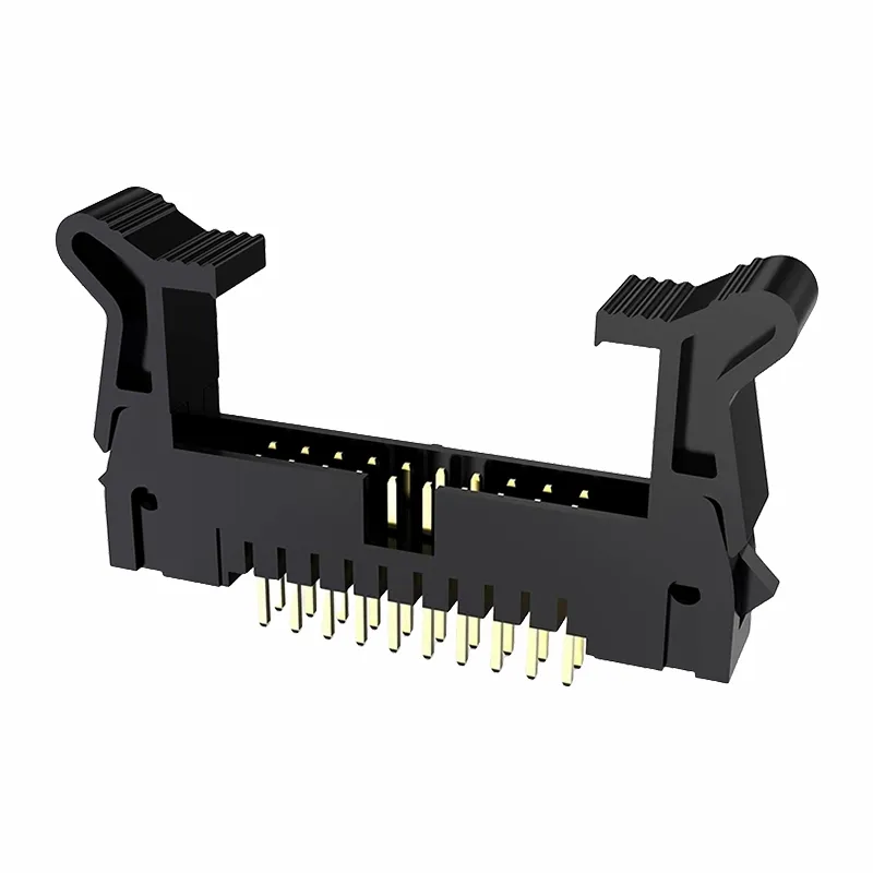 2.54mm Box Header With Latches Straight