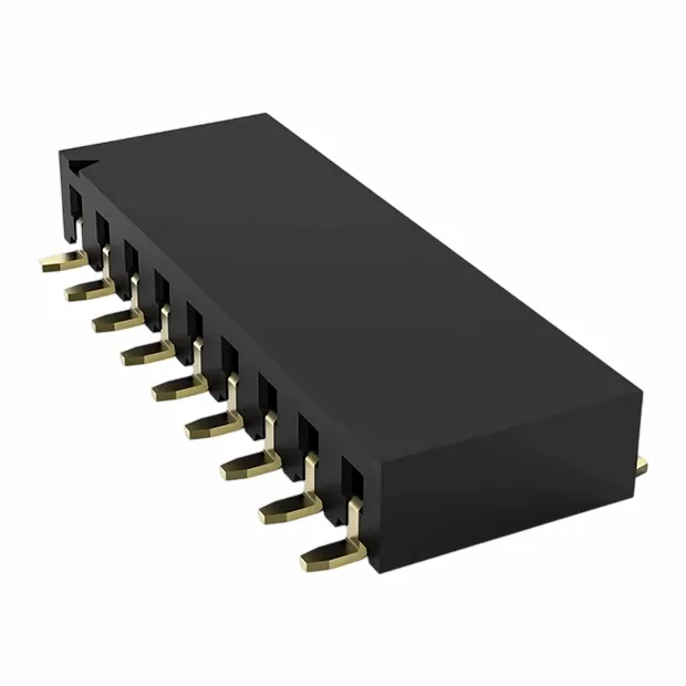 2.54mm Female Header Single Row Side Entry SMT U Type