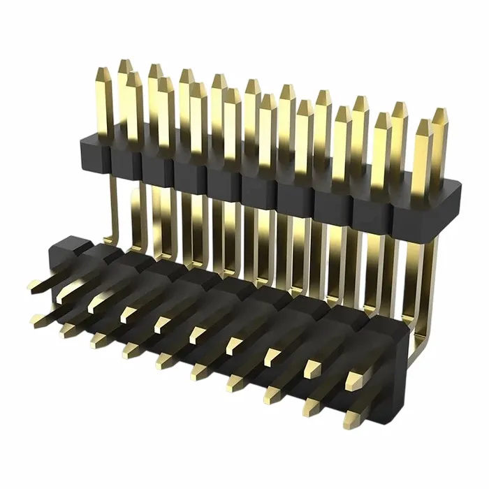 2.54mm Pin Header Double Row Right Angle DIP