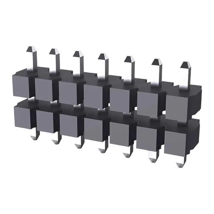 5.08mm Pin Header Single Row Dual Plastic Straight